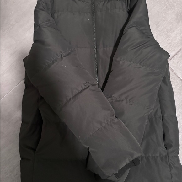 COS Long Black Puffer Quilted Jacket - Picture 6 of 6